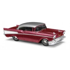 Busch 45046 57 Chevy BelAir Hardtop Red